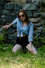 beautiful girl in the Park