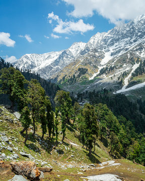 mountain landscape in the indian mountains