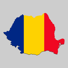 Map with national flag