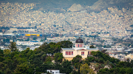 Obraz premium panoramic view of Athens city
