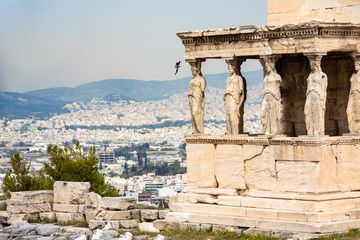 Temples ruins of Ancient Greece civilization