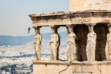 Obraz premium Temples ruins of Ancient Greece civilization