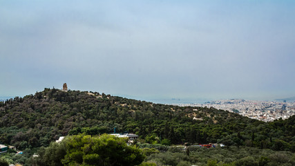 Fototapeta premium panoramic view of Athens city