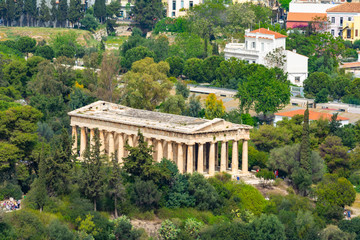 Fototapeta na wymiar temples ruins of Ancient Greece civilization