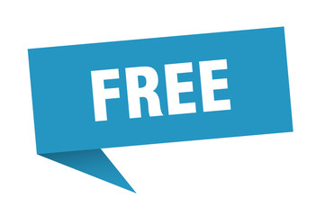 free 3d speech bubble sign