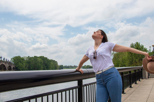 Empowered Woman Feeling Free