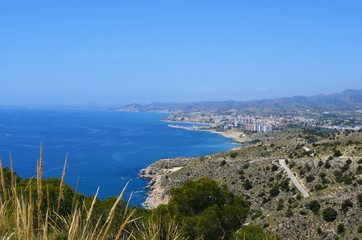 Fototapeta premium spanish bay on the mediterranean sea