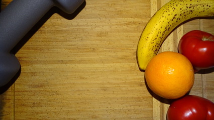 Fruits and fitness weight