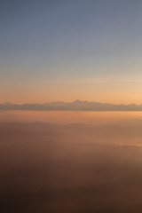 Obraz premium Kazbek Mountain landscape in the Georgia