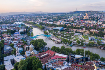 Aerial view of Tbilisi. Georgia