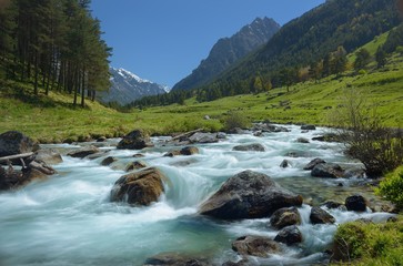 River in mountains