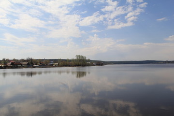 lake and sky