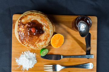 Hotcake de Naranja y Limon