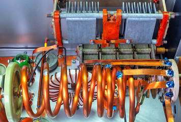 Vacuum tubes shortwave power amplifier - inside view