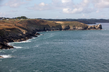 Pointe du Grouin in Cancale. Emerald Coast, Brittany, France ,