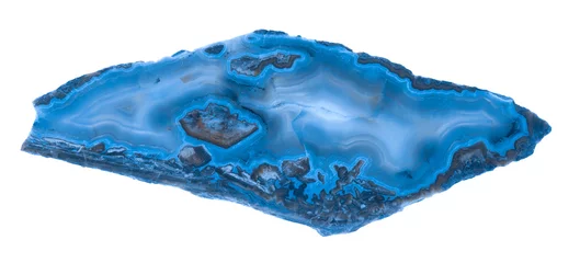 Photo sur Plexiglas Cristaux océan bleu, texture d& 39 agate bleue, carrelage de salle de bain et de cuisine avec motif abstrait bleu