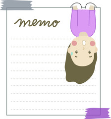 please add your memo with the cutest girl