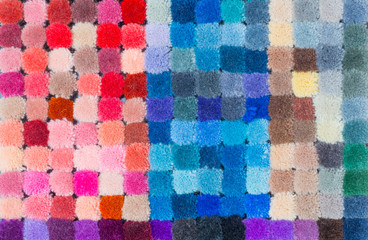 Polyester fiber surface Colorful variety of colors