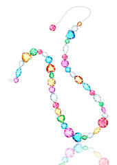 multi-colored diamond bracelet