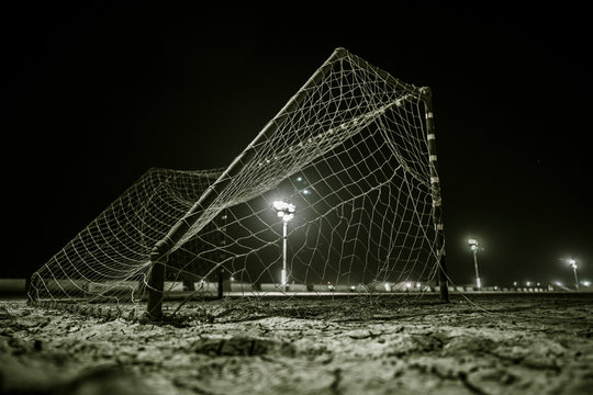 Low Angle Soccer Goal