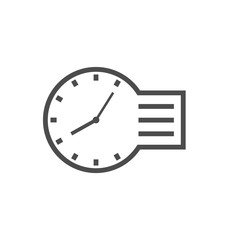 Time management vector icon