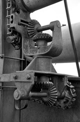 Thresher Gears and Chain B&W