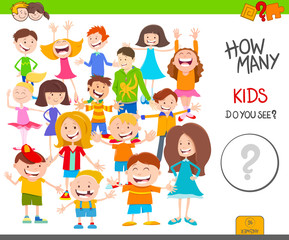 count children characters game worksheet