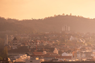 Stuttgart Panorama - obrazy, fototapety, plakaty