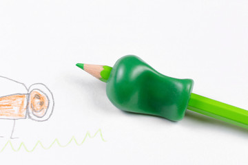 writing tool for help by incorrect holding of pencil
