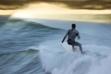 Fototapeta na wymiar Surfing in South Africa