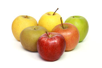 Différentes variétés de pommes