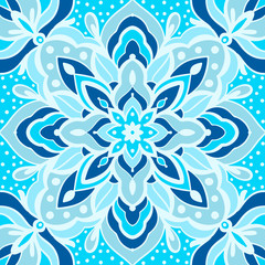 Seamless pattern with arabesques