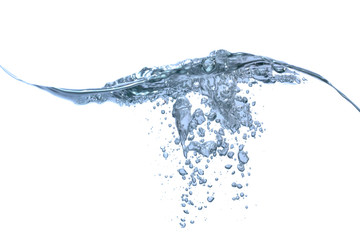 background blue water bubbles