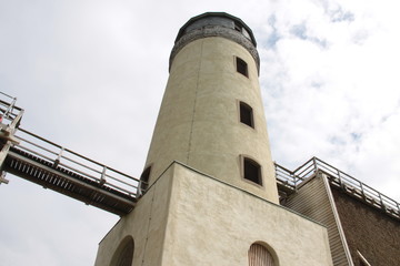Ein Turm am Gradierbau in Bad Nauheim