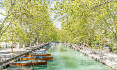 canal du vassé à Annecy