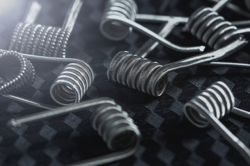 Coils for vape or e-cig dripping atomizers or RDA, accessories for vaping