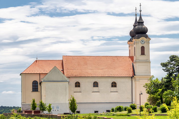 Benedictine Tihany Abbey in Tihany, Balaton, Hungary