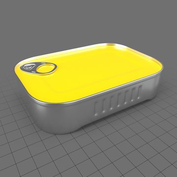 Medium metal can