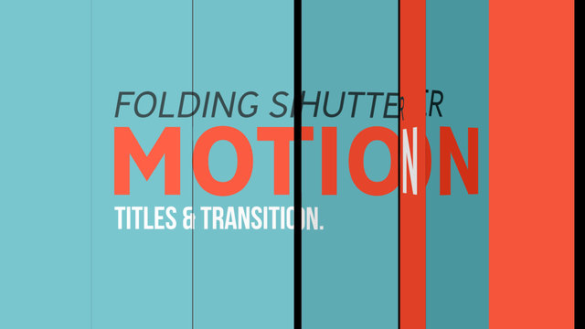 Folding Shutter Titles
