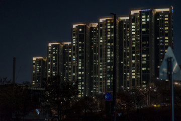 Fototapeta na wymiar Seoul buildings