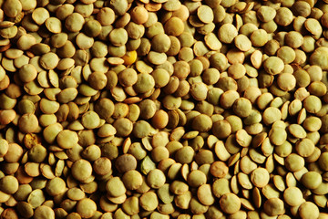 Green lentils, one of the most important products of Turkish cuisine