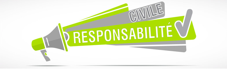 mégaphone : responsabilité civile