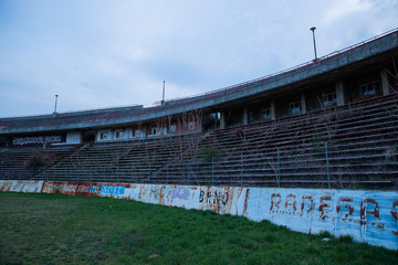 Abadoned Stadion Za  Luzankami is a currently inactive stadium in Brno, Czech Republic. Captured in...