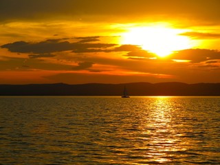 Obraz premium Neusiedlersee, lake, Austria