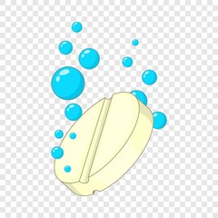 Soluble pill icon. Cartoon illustration of soluble pill vector icon for web design