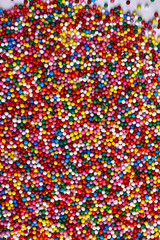 Colorful bright background, multi-colored balls. Sweet nice background candy.
