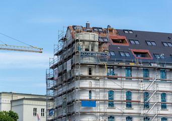 modern building under construction