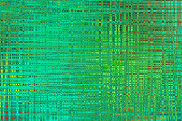 Multi-colored garbage