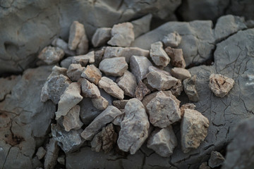 Gray stones path
