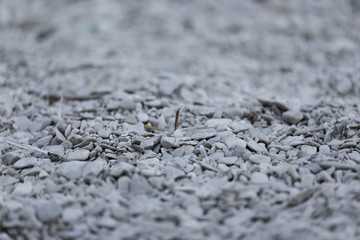 Small gray stones with diffused background